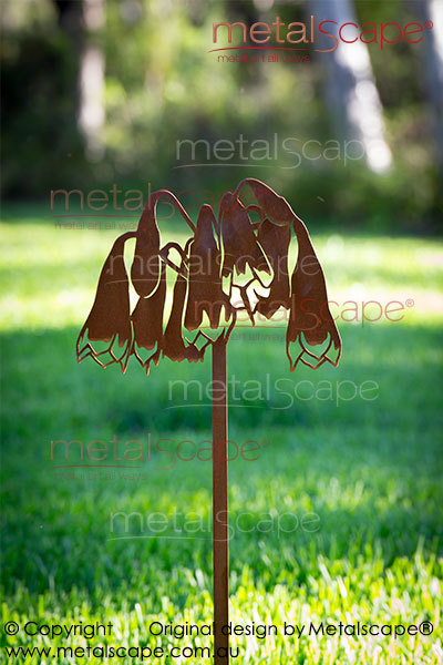 Metalscape - Metal Garden Art - Gardenscape -Christmas Bells on spike  - Large