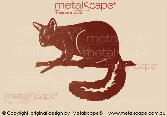 Metalscape - Metal Garden Art - Gardenscape -Brush tail Possum
