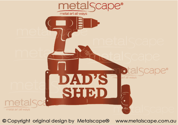 Metalscape - Metal Garden Art - Gardenscape -Custom Work Shed Sign