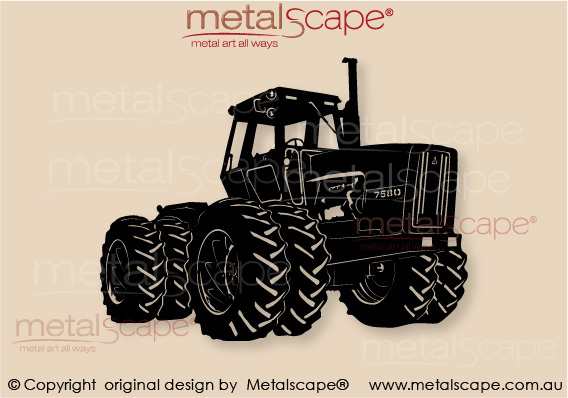 Countryscape - Metalscape - Metal Art - Farm-Allis Chalmers 7580 Plaque (no frame)