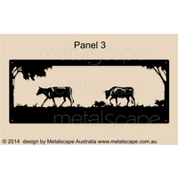 Panel 3-Cattle Walking x 2
