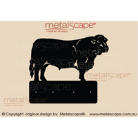 Hereford Bull -  Plaque \ Coat Rack