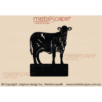 Santa Gertrudis Cow -  Plaque \ Coat Rack