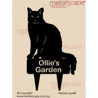 Cat memorial sign