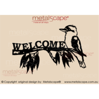 Branch and Kookaburra Welcome Sign