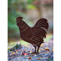 Rooster on Spike