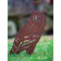 Horned Owl on spike