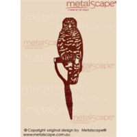 Powerful Owl on Spade Handle