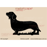 Dachshund on spike - Life size