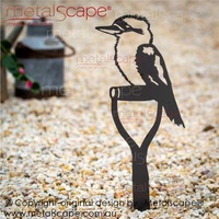 Kookaburra on Spade Handle