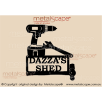 Custom Work Shed Sign