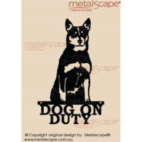 Dog on Duty Blue Heeler Cattle Dog