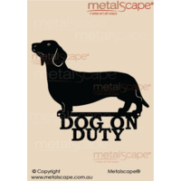 Dog on Duty Dachshund