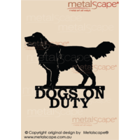 Dog on Duty Golden Retriever