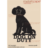 Dog on Duty Poodle