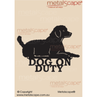 Dog on Duty Miniature Poodle