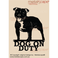 Dog on Duty Staffy Detailed (Staffordshire Bull Terrier)