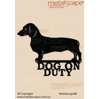 Dog on Duty Dachshund