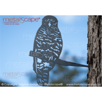 Powerful Owl on tree mount spike - Large