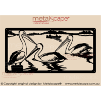 Pelican Water Scene