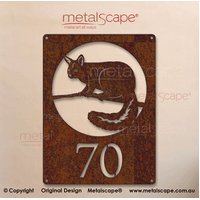 House Number Plaque - Brushtail Possum