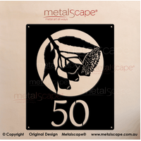 House Number Plaque - Flowering Gum