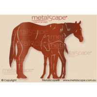 Life Size Mare & Foal