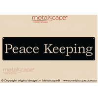 "Peace Keeping" - ANZAC Wall Plaque