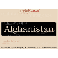 "Afghanistan" - ANZAC Wall Plaque
