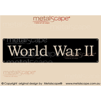 "World War II" - ANZAC Wall Plaque