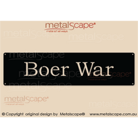 "Boer War" - ANZAC Wall Plaque