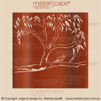 Gum Tree Screen Panel 2 (Honeyeater)