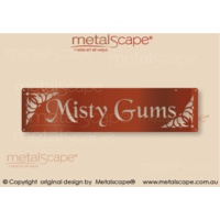 Medium Property Sign - Classic Cut - 1 Line
