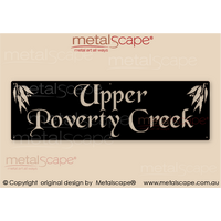 Property Sign - Classic Cut - Up 2 lines