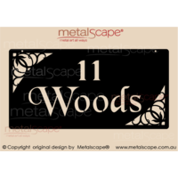Small Property Sign - Classic Cut - Up to 2 lines