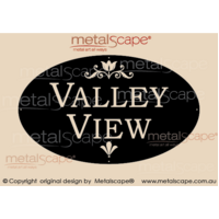Oval Property Sign - Classic Cut Various Designs