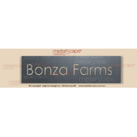 Extra Large Property Sign - Classic Cut style