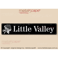 Large Property Sign -  Waratah Native Flower Classic Cut