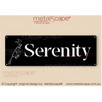 Small House Property Sign -  Kangaroo Paw Native Flowers Classic Cut