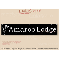 Large Property Sign -  Flannel Flowers Native Flowers Classic Cut