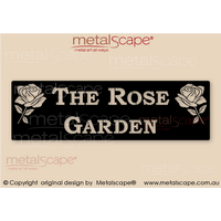 Property Sign - Classic Cut with Rose images