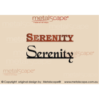Property Sign: - Solid Writing on Line (no frame)
