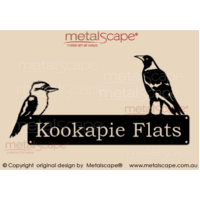 Property Sign Magpie & Kookaburra 