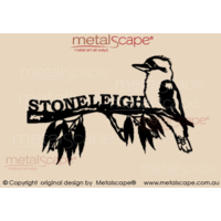Small Custom Sign - Branch and Kookaburra