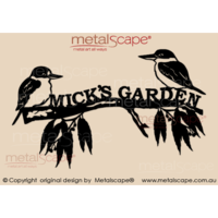 Property Sign - Kingfishers on Branch