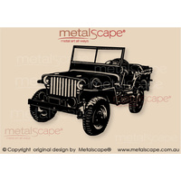 WILLYS JEEP Plaque 
