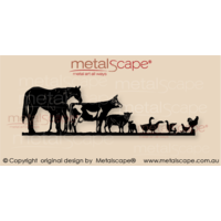 Animal Plaque - Mare and Foal, Cow, Ewe and Lamb, Geese, Ducks, Chickens
