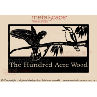 Large Property Sign - Black Cockatoo & Kookaburra