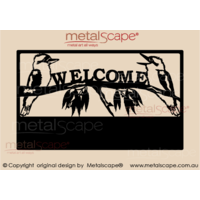 Large Property Sign - 2 x Kookaburra Welcome