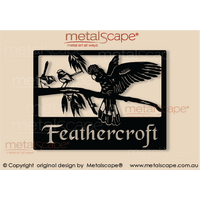 Property sign - Wrens and Black Cockatoo Landing